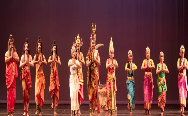 Chicago Telugu Associations Sponsors Ardhanareeswara Kuchipudi Dance Performance - Sakshi