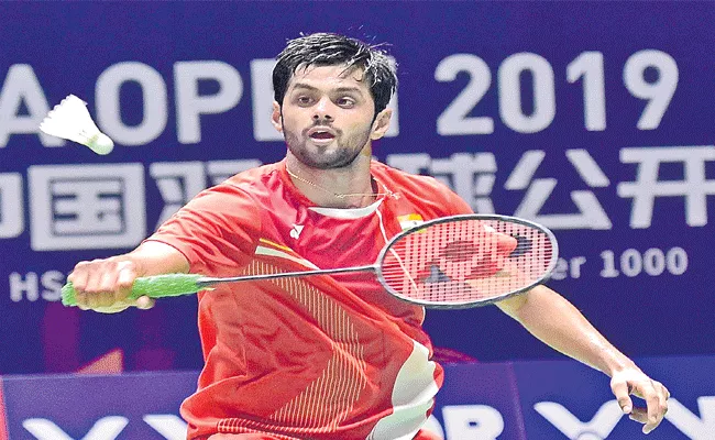 Sai Praneeth Enters Second Round After Defeating Tommy Sugiarto - Sakshi