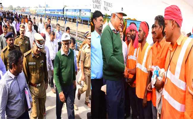 Railway GM Gajanan Mallya: New Trains Will Introduce In Adilabad - Sakshi