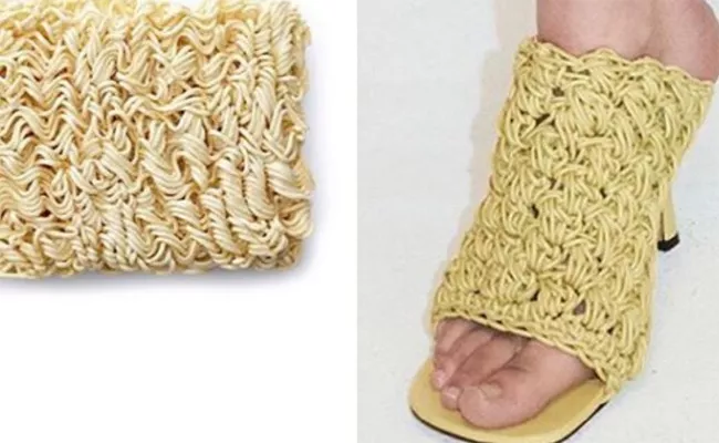 Maggi Chappals Cost Almost Rs.1 Lakh - Sakshi