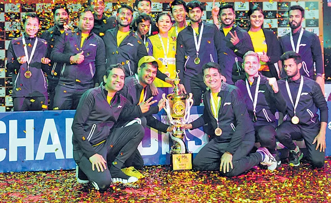 Bengaluru Raptors Won The PBL Title - Sakshi