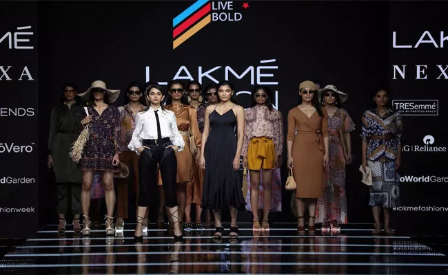 AJIO.com presented Long Live Bold at the Lakme Fashion Week - Sakshi