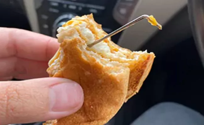 Woman Finds Metal Rod Inside Chicken Burger - Sakshi
