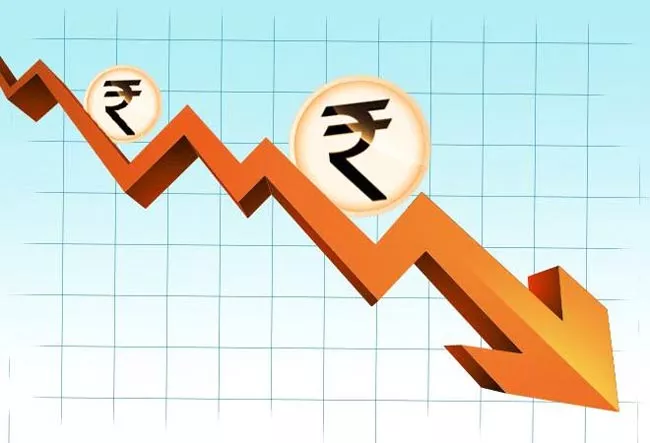 Rupee crosses 75 per US dollar for first time as fall continues - Sakshi