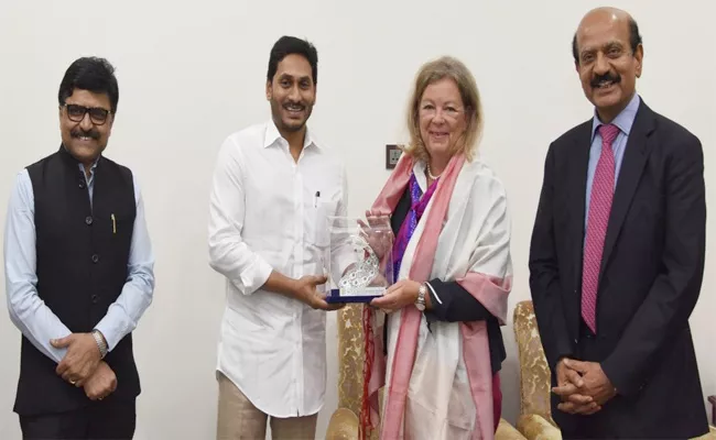 German Consulate Chennai Christina Maria Meets CM YS Jagan - Sakshi