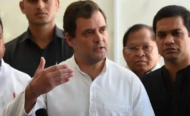 Shining Torches in The Sky Not Solve the Problem: Rahul Gandhi - Sakshi