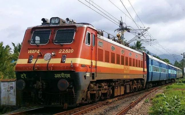Rail shares jumps due to 200 news trains - Sakshi