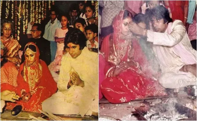 Amitabh Bachchan Shares Wedding Pictures On 47th Anniversary - Sakshi