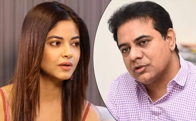 KTR Responds On Meera Chopra And JR NTR Fans Controversy - Sakshi