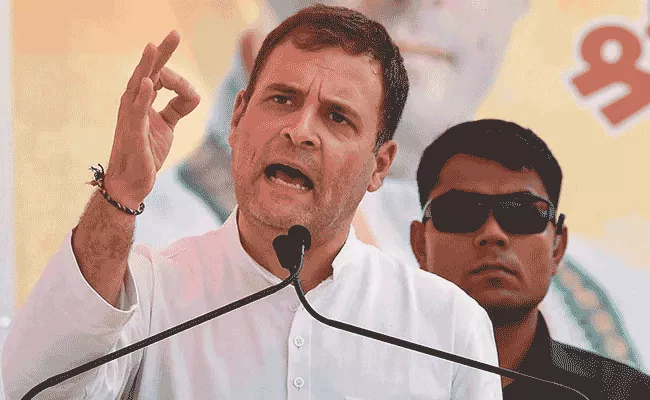Congress MP Rahul Gandhi Fires On BJP OVer Rafale Jets - Sakshi