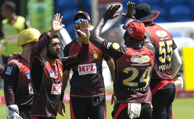 CPL 2020: Trinbago Knight Riders Ease To Perfect 10 - Sakshi