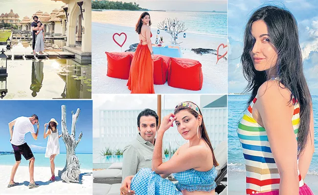 Tollywood And Bollywood Celebrities Maldives Vacation - Sakshi