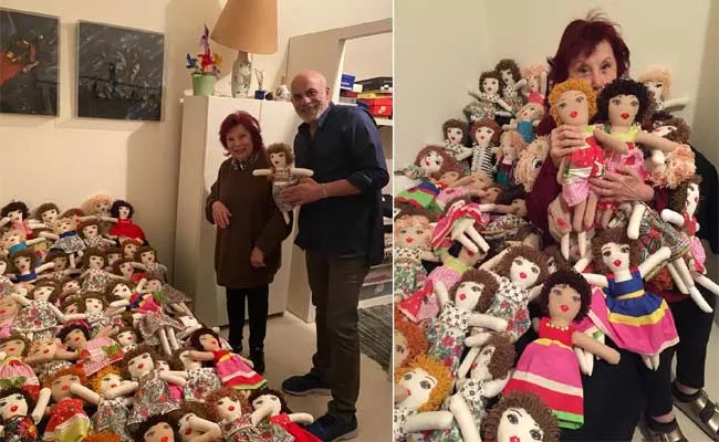 Grandmother Gave 100 Dolls For Children Who Lost Their Parents In Beirut Blast - Sakshi