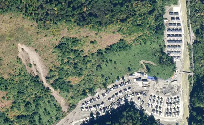 China Has Built Village In Arunachal Show Satellite Images - Sakshi