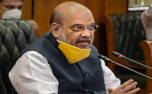 Union Home Minister Amit Shah on Monday reviewed the COVID-19 situation - Sakshi