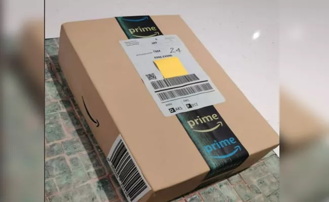 Viral : This Photo Of Amazon Package Will Surprise You - Sakshi
