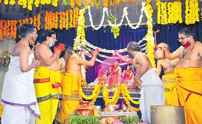 Corona Effect On Bhadrachalam Sri Rama Navami Kalyanam - Sakshi