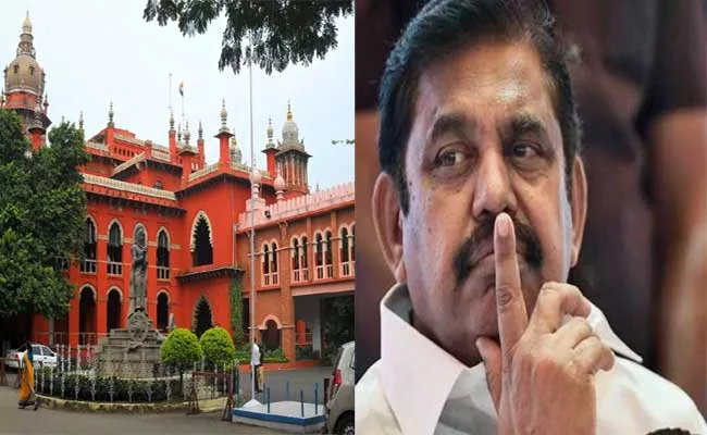 Madras High Court Issued Notices To CMi Palaniswami - Sakshi