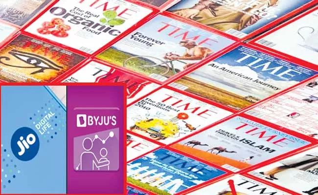 Jio Platforms, Byjus in Times first list of 100 most - Sakshi