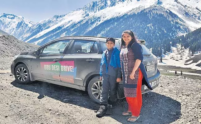Mother And Son Achieving a milestone with the Oru Desi Drive - Sakshi
