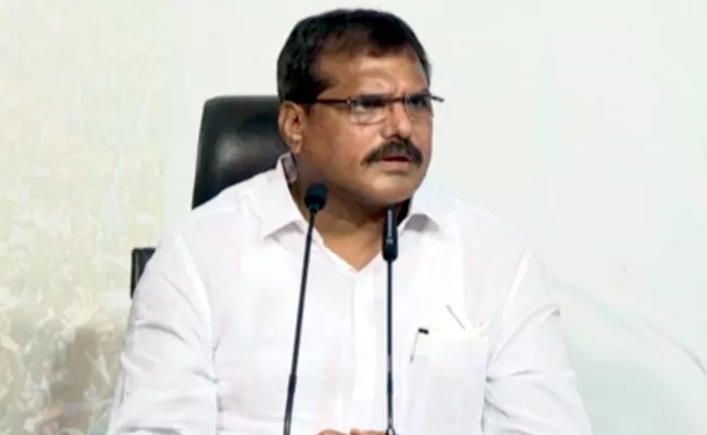 Minister Botsa Satyanarayana Slams Chandrababu Naidu On Mahanadu - Sakshi