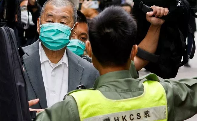 Jimmy Lai Sentenced To 14 months Jail In Hong Kong - Sakshi