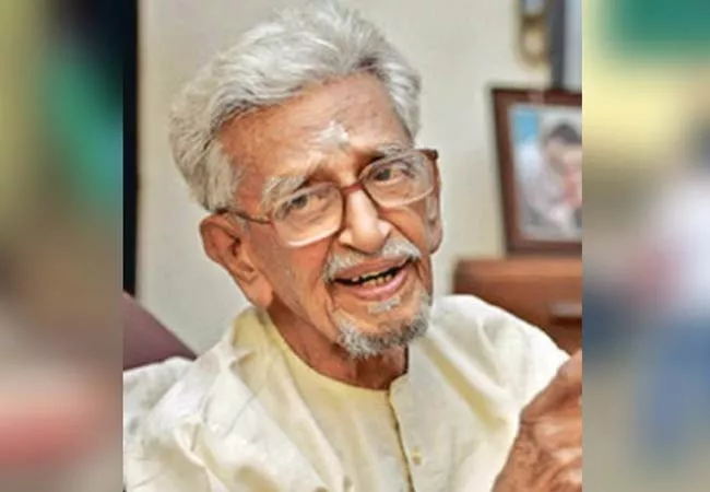 Gandhiji Personal Secretary V Kalyanam Passed Away - Sakshi