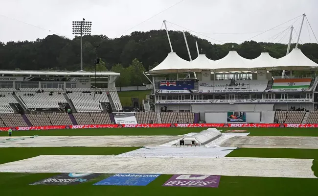 Wtc 2021 Final Day 4 Match Abandoned Due Rain India New Zealand - Sakshi