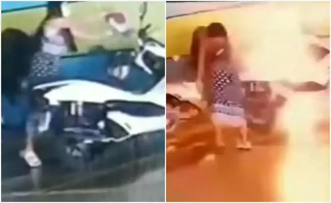 Thailand Woman Sets Ex Boyfriend Rs 23 Lakh Bike on Fire, Here Is The Reason - Sakshi