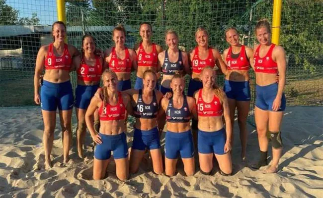Norway Women Handball Team Fined For Not Wearing Bikini Bottoms - Sakshi