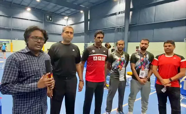 National Level Badminton Tournament Started At Cummins In Georgia - Sakshi