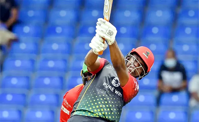 Evin Lewis Century With 11 Sixes St Kitts Qualify Playoff CPL 2021 - Sakshi