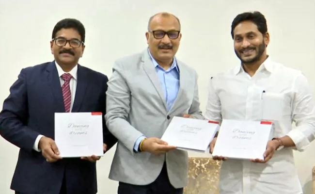 CM YS Jagan Releases Book On Dancing With Dreams - Sakshi