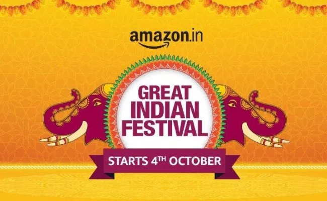Amazon Great Indian Festival 2021 To Start From October 4 - Sakshi
