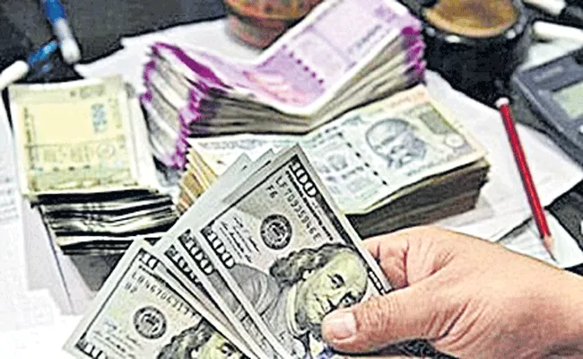 Rupee ends 47 paise higher against the dollar - Sakshi