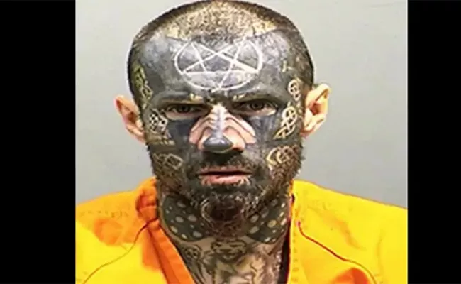  The World Scariest Criminal For Having His Face Almost Entirely Covered In Tattoos - Sakshi