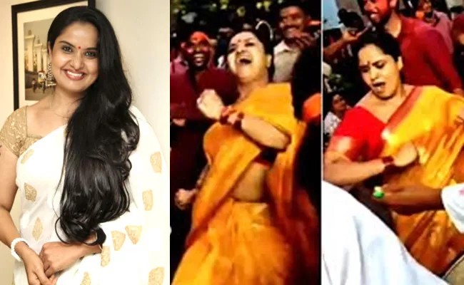 Actress Pragathi Teenmar Dance Video Goes Viral On Social Media - Sakshi