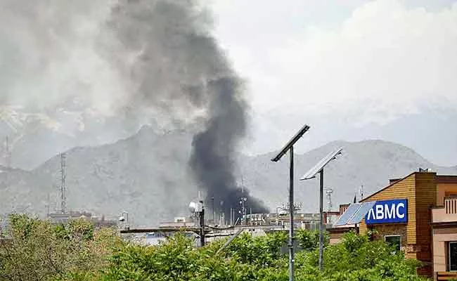 Kabul Bomb Blast: Several Civilians Dead At Mosque - Sakshi