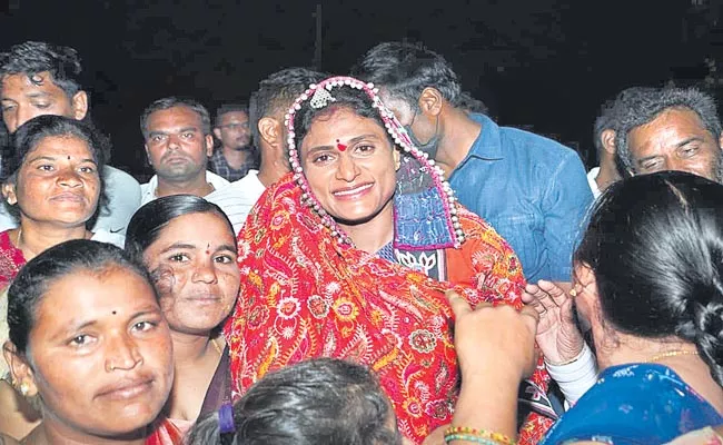 YSRTP President YS Sharmila Padayatra In Rangareddy District - Sakshi