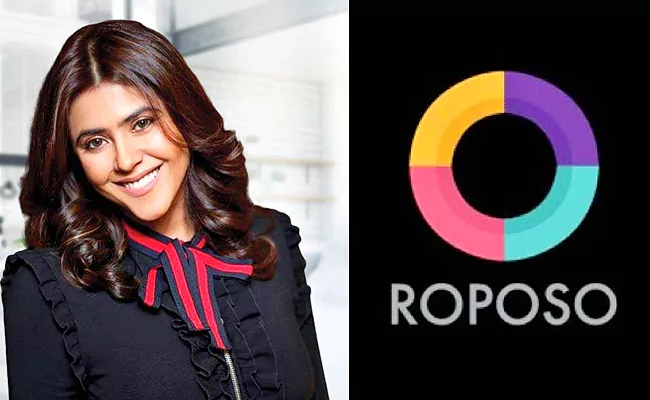 Television Queen Ekta Kapoor Tied Up With Video Sharing Giant Roposo - Sakshi