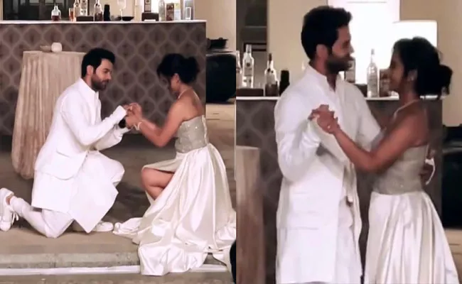 Raj Kumar Rao And Patralekha Engagement Video Gone Viral - Sakshi