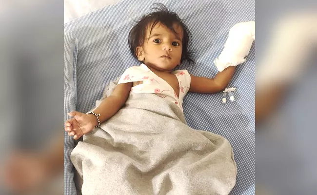 Baby Boy Suffers A Heart Hole Problem In Khammam - Sakshi