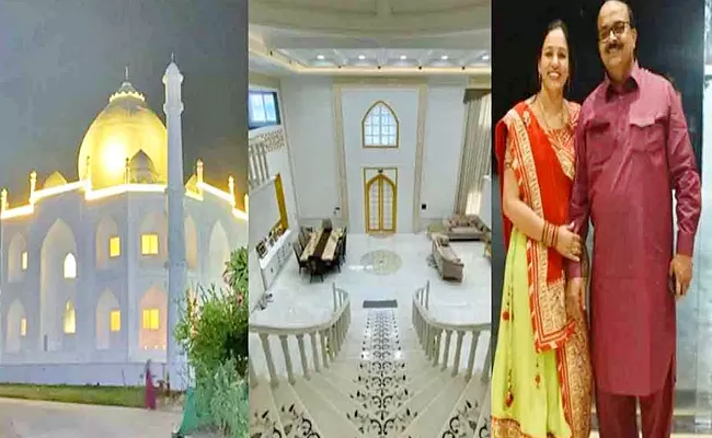 Man Gets Taj Mahal Like Home Built For Wife Madhya Pradesh Pics Viral - Sakshi