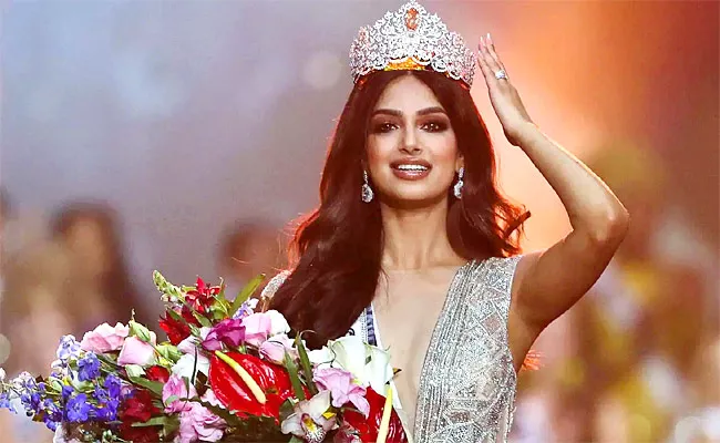 Indian Woman Harnaaz Sandhu is Miss Universe 2021 - Sakshi