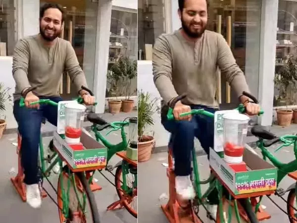 Ahmedabad Juice Shop Lets Customer Preparing His Own Juice Viral - Sakshi