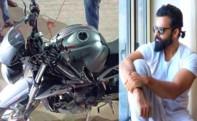 Sai Dharam Tej Bike Accident Case: CP To File Chargesheet Over His Rash Driving - Sakshi