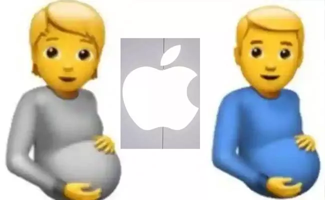 Apple iPhone Pregnant Man Emoji Create Controversy - Sakshi