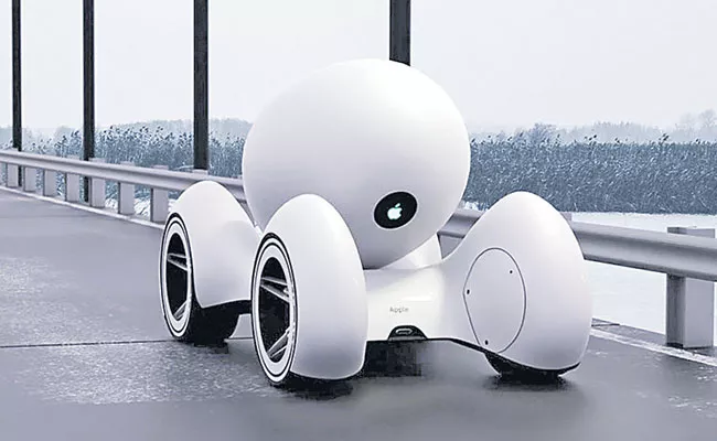 Devanga Borah Apple Concept Electric Car Autonomous, Self Driven - Sakshi