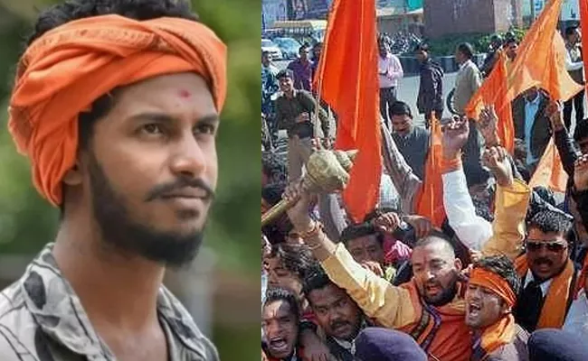 Protest Over Karnataka Shivamogga Amid Bajrang Dal Man Murder - Sakshi