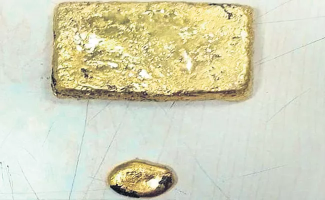 Customs Officials Seized 975 Grams Of Gold At Shamshabad Airport - Sakshi